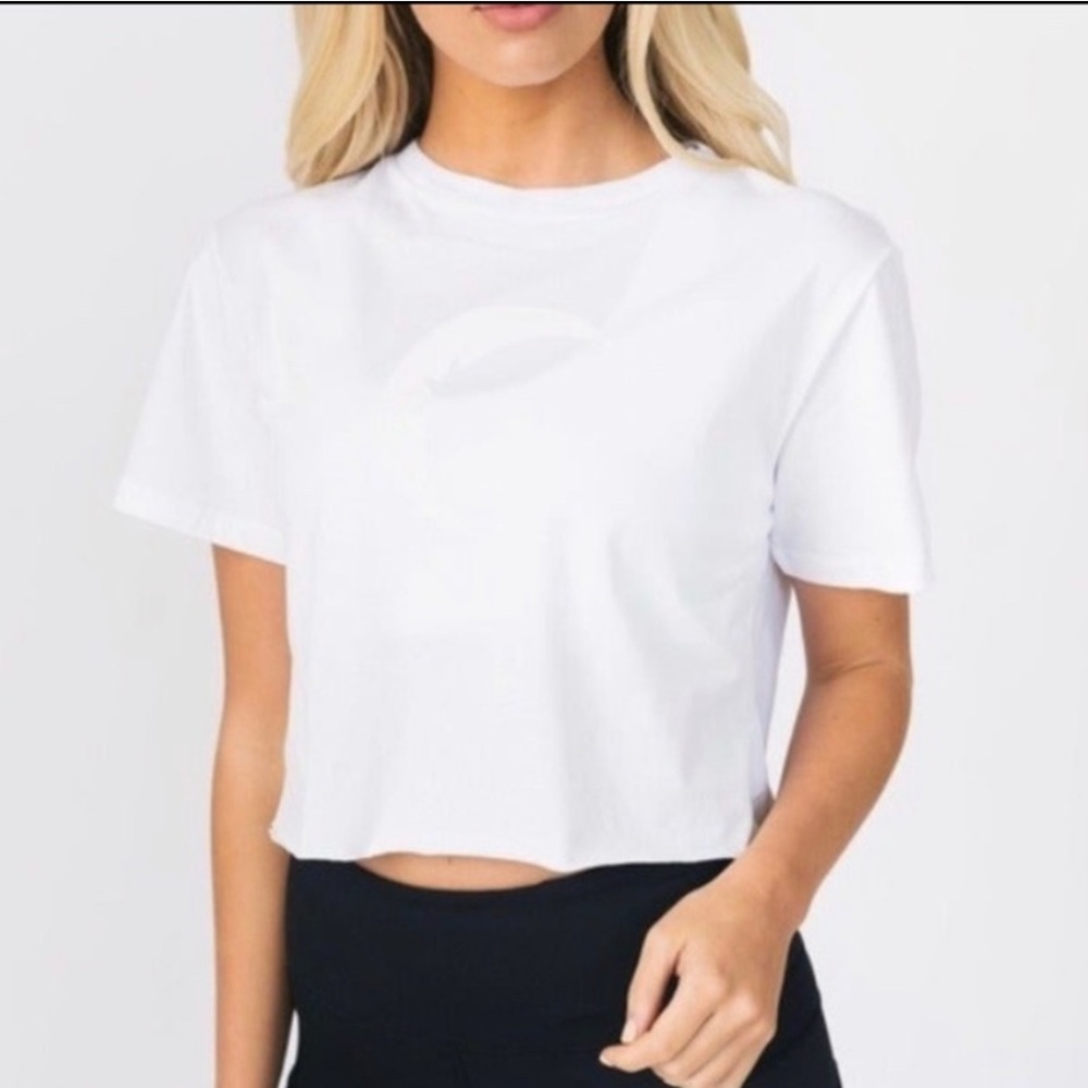 Zyia Moon Crop Top T-Shirt (Available in Black or White)